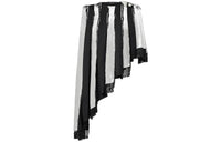 LOUIS VUITTON Embroidered Fringe Asymmetrical Cape