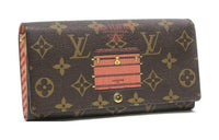LOUIS VUITTON Monogram Canvas Wallet Unisex Brown