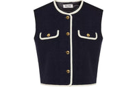 MIU MIU SS24 Vest Women's Black
