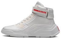 PRADA Chunky Sneakers Men High Top Silver