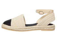 CHANEL Casual Single Shoes Women's Beige