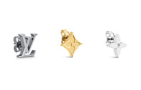 LOUIS VUITTON Metal Earrings Unisex