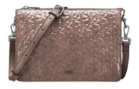 DIOR Oblique Gravity Print Leather Shoulder Bag Crossbody Bag Men's Plum Red
