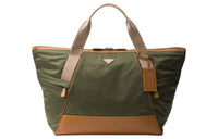 PRADA Leather Portable Travel Bag Men's