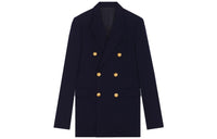 CELINE Classic Jacket In Diagonal Wool