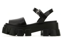 PRADA Monolith One Strap Sandals Women's Black