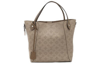 LOUIS VUITTON Cow Leather Tote Shoulder Bag One Shoulder Handbag Women's Khaki