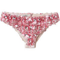 MIU MIU Casual Shorts, Diamond Underpants Women's Pink