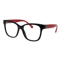 CHANEL Acetate Irregular Shape Eyeglass Frames Women's Black