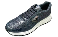 PRADA Low-Top Casual Shoes Men's Dark Blue