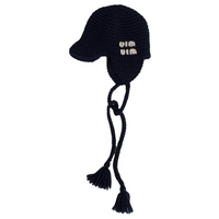MIU MIU Wool Acrylic Hats & Caps Unisex Blue