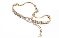 CHANEL Rhinestone Necklaces Women's