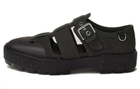 HERMES Roman Sandals Men's Black