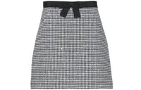 MIU MIU Casual Short Skirts Women's Black