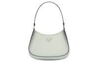 PRADA Cleo Leather Hobo Bag Handbag Shoulder Bag Women's Gradient Green