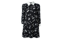SAINT LAURENT Long-Sleeved Dresses Women's Black
