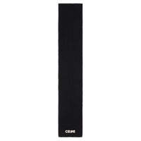 CELINE Wool Knit Scarves Men's Black