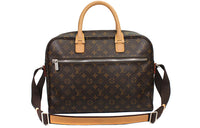LOUIS VUITTON Canvas Shoulder Bag Crossbody Bag Handbag Briefcase Women's Brown