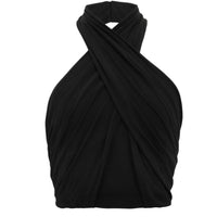 SAINT LAURENT Crop Top Women's Black