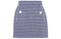 MIU MIU Casual Short Skirts Women's Blue