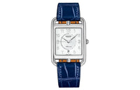 HERMES Cape Cod Collection Wrist Watch Quartz Movement Crocodile Leather Strap White Dial Women's Watch W044266WW00