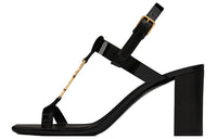 SAINT LAURENT Cassandra Logo 75mm Sandals