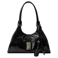 PRADA Leather Tote Bag, Shopping Bag, Shoulder Bag Medium Size Women's Black