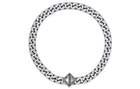 DIOR Brass Necklaces Men's Silver