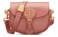DIOR Bobby Smooth Finish Cow Leather Shoulder Bag Crossbody Bag Women's Pink