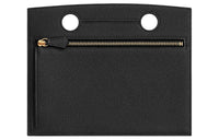 HERMES Backpocket Togo Calfskin Clutch Women's 89 Noir Black