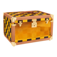 LOUIS VUITTON Leather Storage Boxes Unisex Yellow