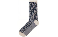 DIOR FW22 Mid Calf Socks Men's 1 Pack Multicolor