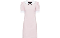 MIU MIU Short Sleeved Dress Women's Pink