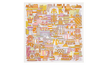 HERMES Silk Scarves Women's Multicolor