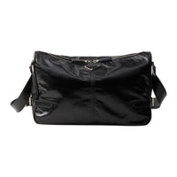 PRADA Leather Shoulder Bag, Crossbody Bag Regular Men's Black