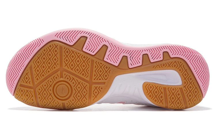 (WMNS) Li-Ning Badminton Shoes 'Standard White Light Pinkred' AYTN024-14