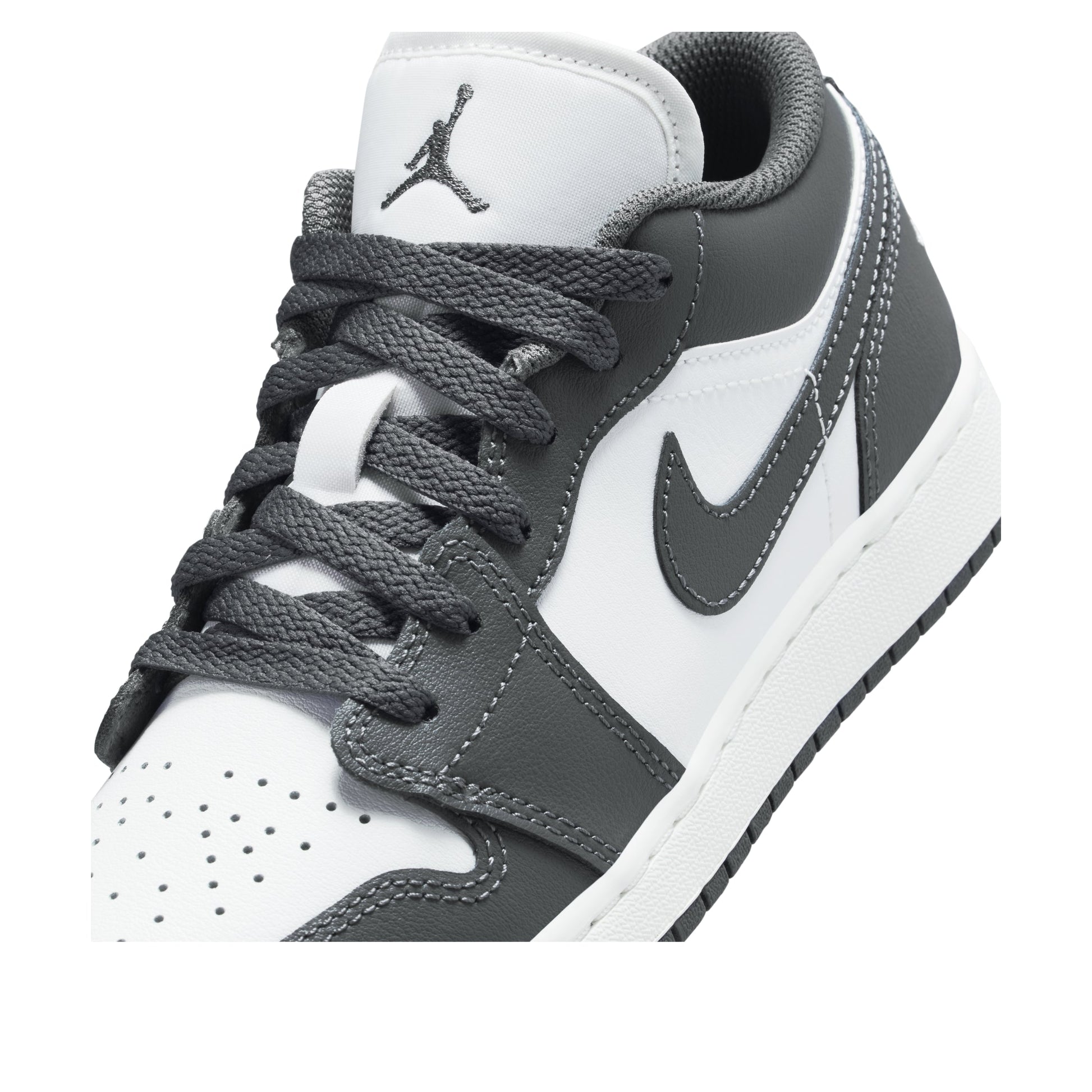 (GS) Air Jordan 1 Low 'Grey White' 553560-044