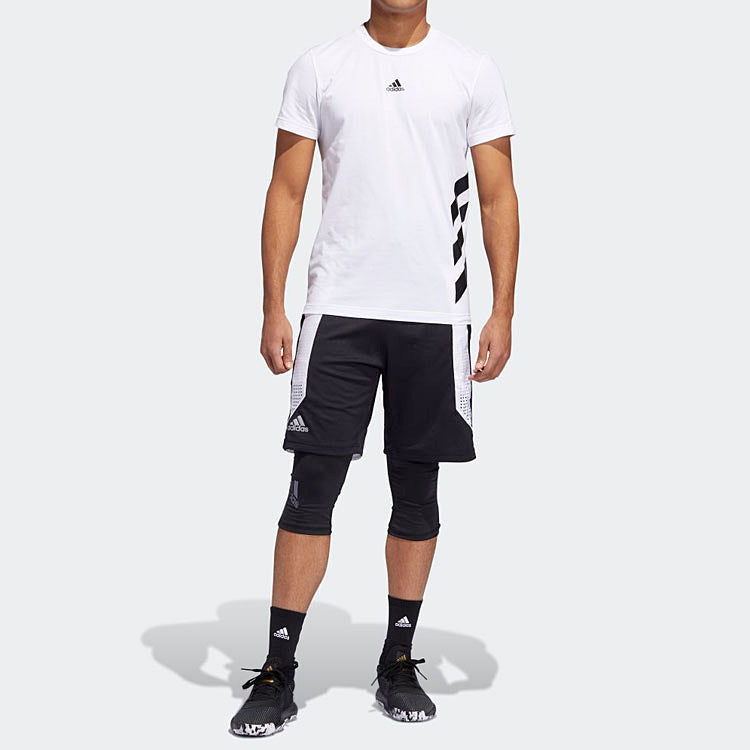 adidas C365 Short Contrasting Colors Basketball Sports Shorts Black DZ5819
