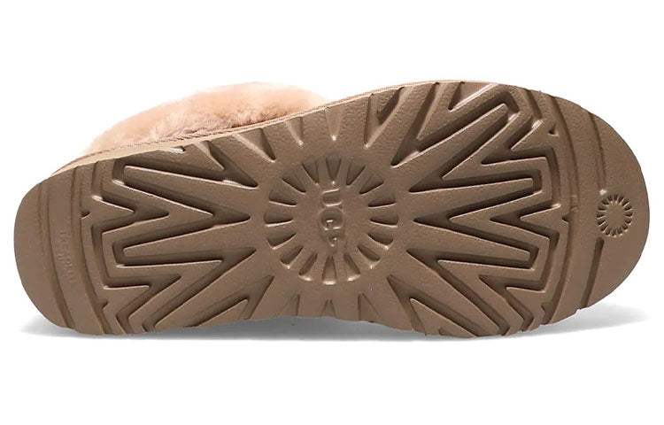 (WMNS) UGG Classic Ultra Mini Fluff 'Chestnut' 1122390-CHE