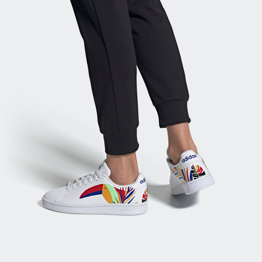 (WMNS) adidas Advantage 'White Red Blue' FW6660