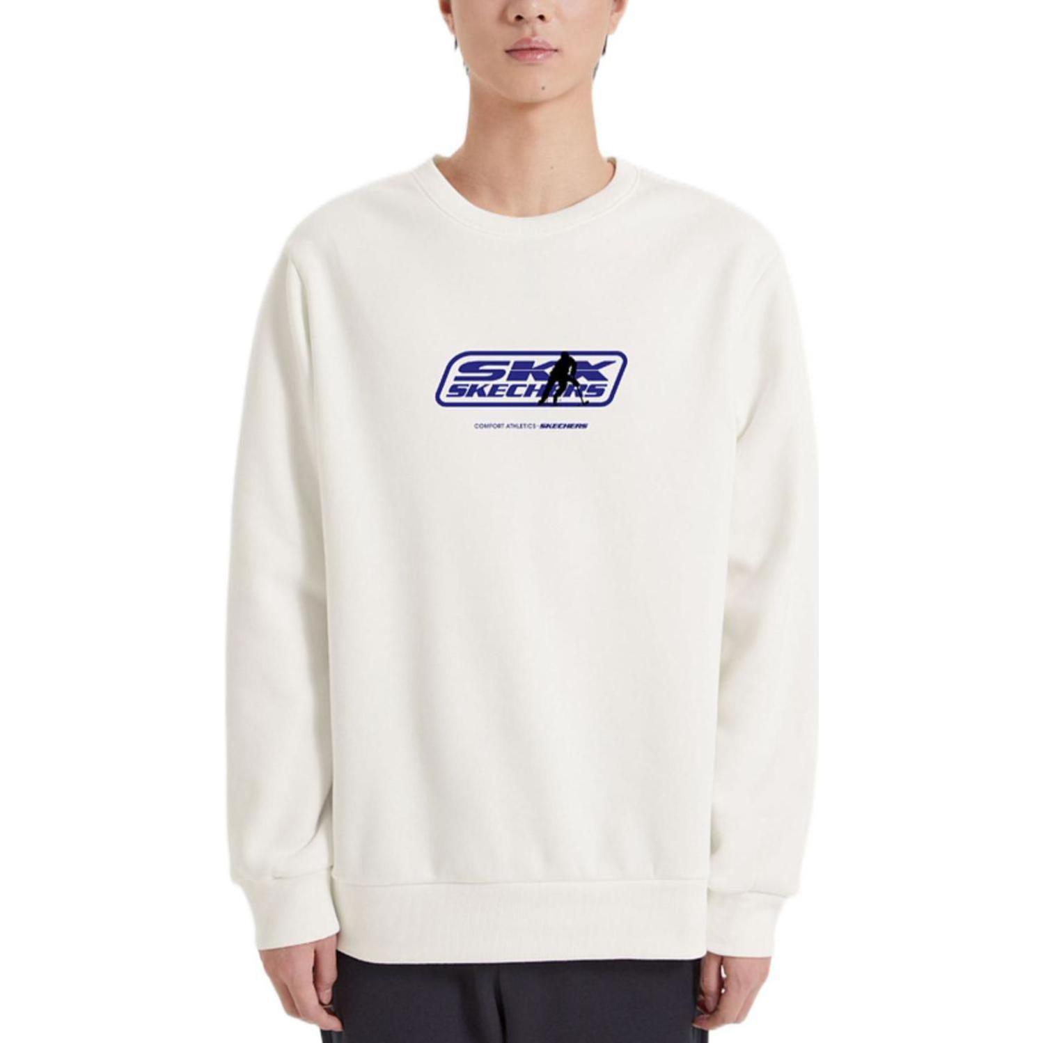 Skechers SKX Printed Crew Sweater 'Black White' L422M176