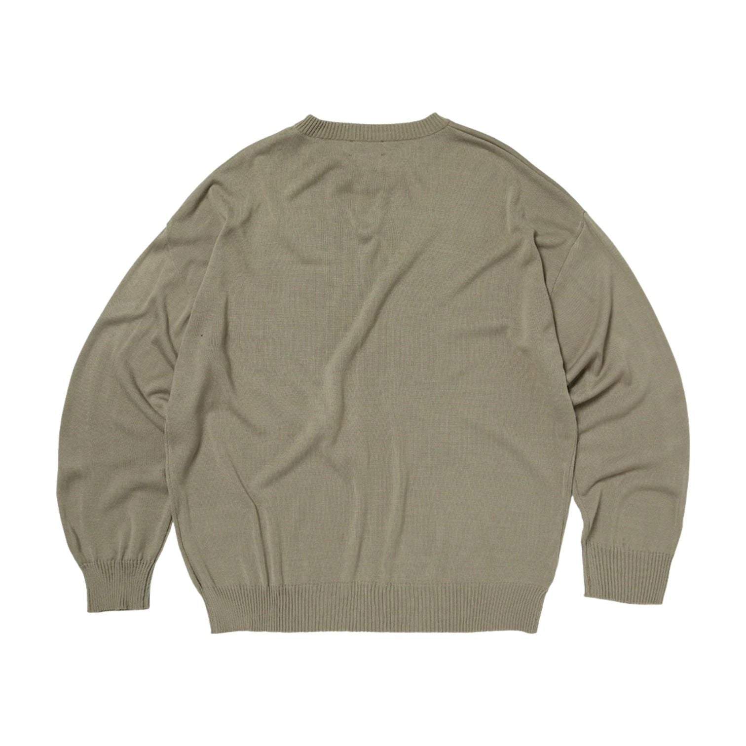 Thug Club Riding Skull Knit Sweater 'Beige' TC26KN0501