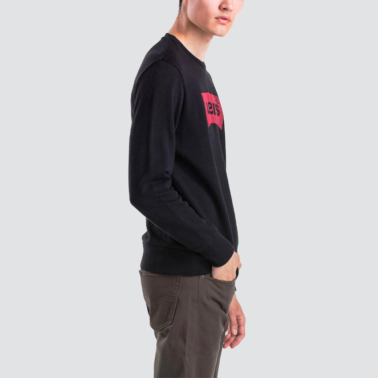 Men's Levis Round Neck Printing Black 19492-0027