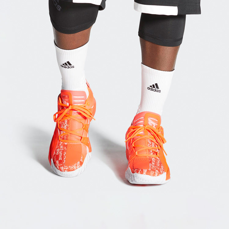 adidas Dame 6 Shoes - Orange EH2440