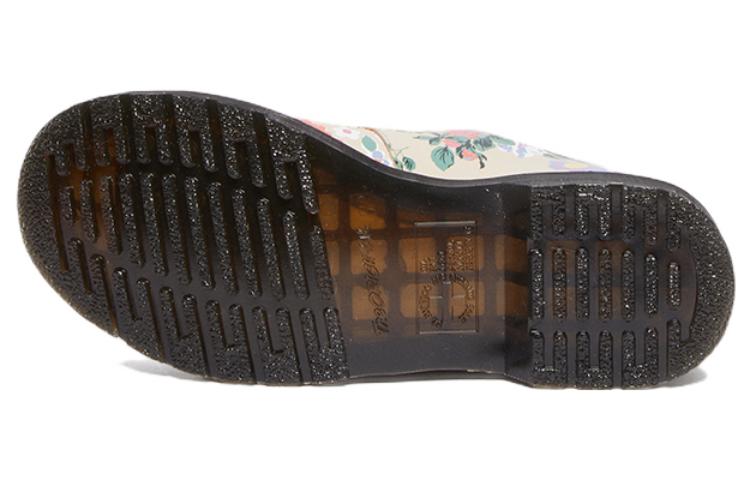 (WMNS) Dr. Martens 8065 Floral Mash Up Leather Mary Jane 'Parchment Beige' 30793292
