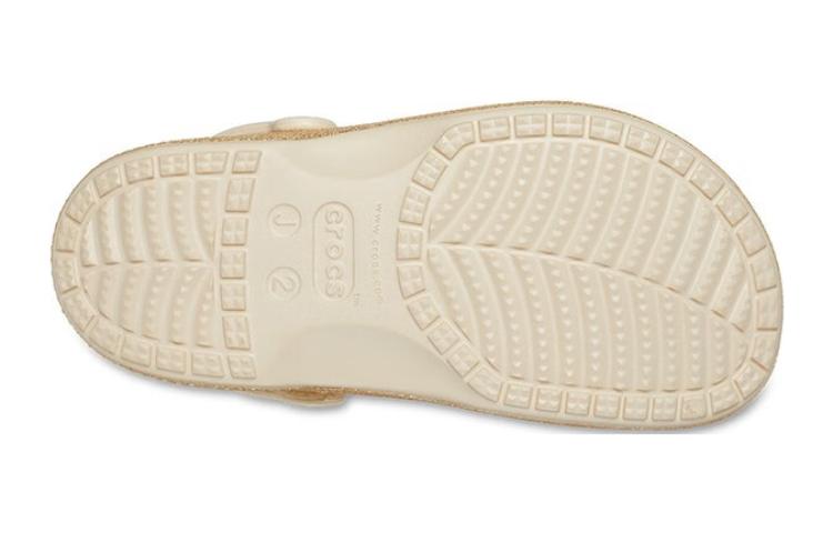 (GS) Crocs Baya Lined Glitter Clogs 'Gold' 207656-11S