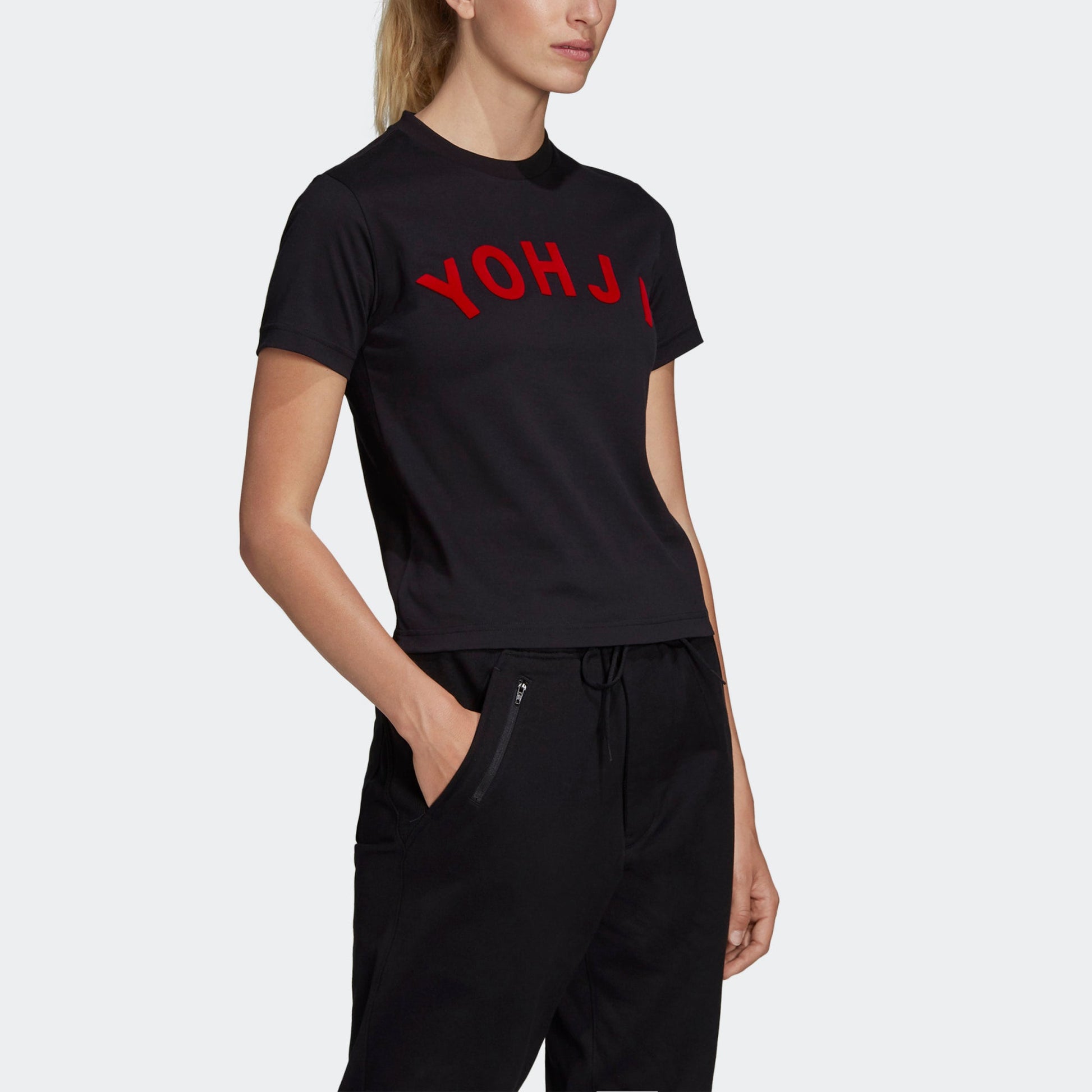 (WMNS) Y-3 Athleisure Casual Sports Short Sleeve Black T-Shirt FL6072