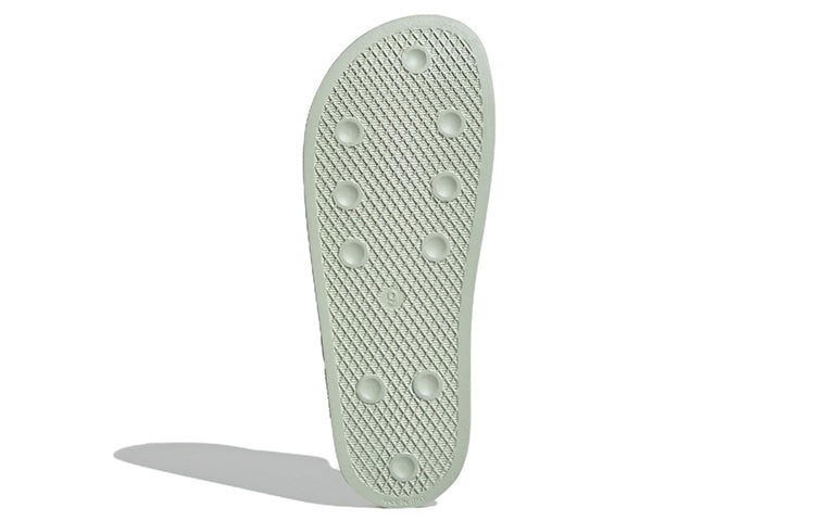 adidas Adilette Slides 'Linen Green White' HR0095