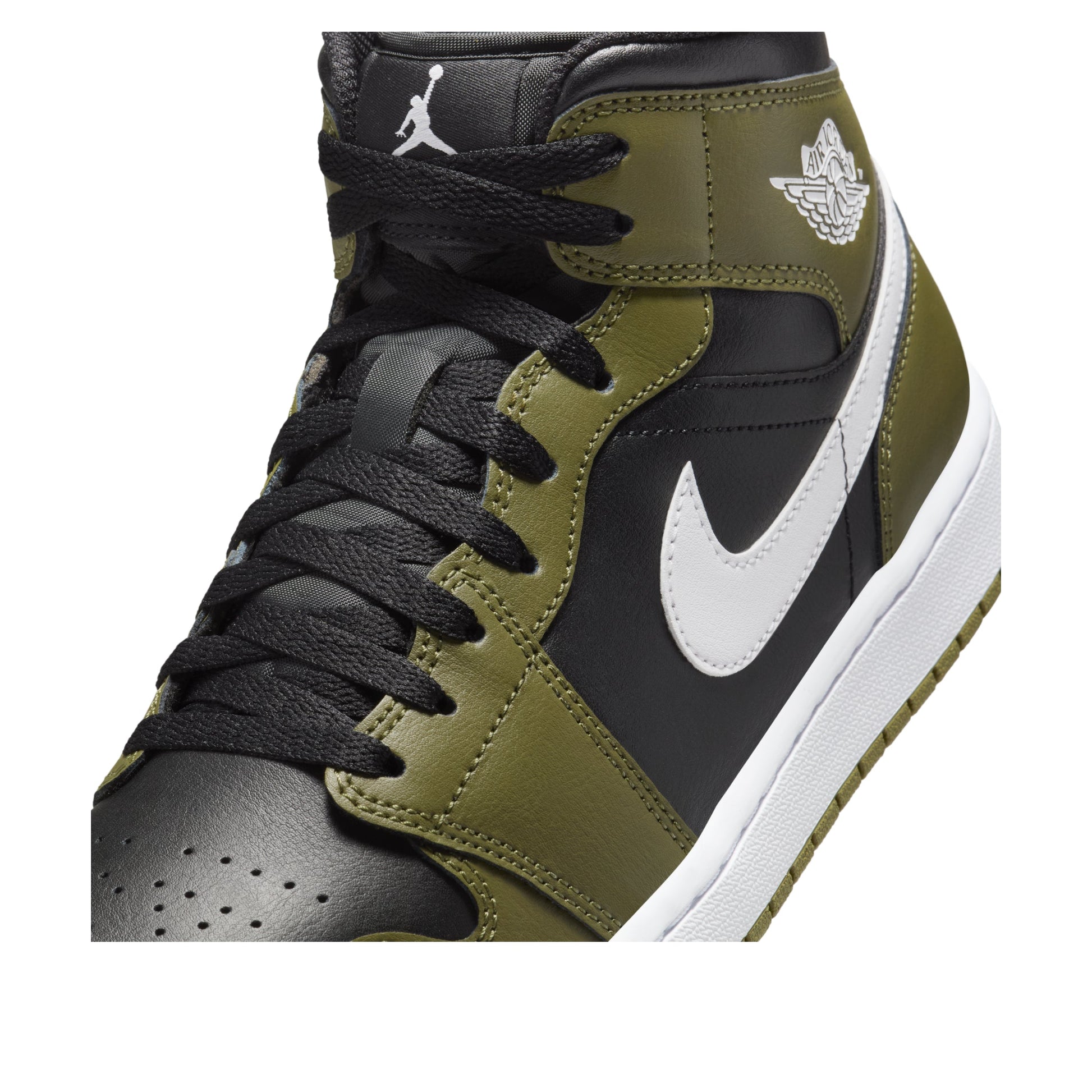 Air Jordan 1 Mid 'Black Medium Olive' DQ8426-092