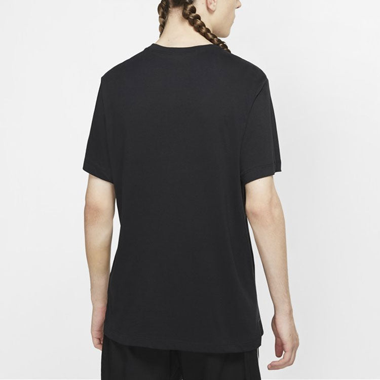 Air Jordan Jumpman Dfct Ss Crew Round-neck Short-sleeve Tee Men Black CW5191-010